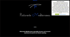 Desktop Screenshot of mediterraneoristorante.com
